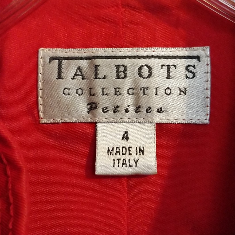 Talbots Red Suite Jacket - Picture 4 of 4